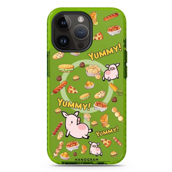 Yummy Piggy iPhone 14 Pro MagSafe Compatible Durashock Case For Cheap