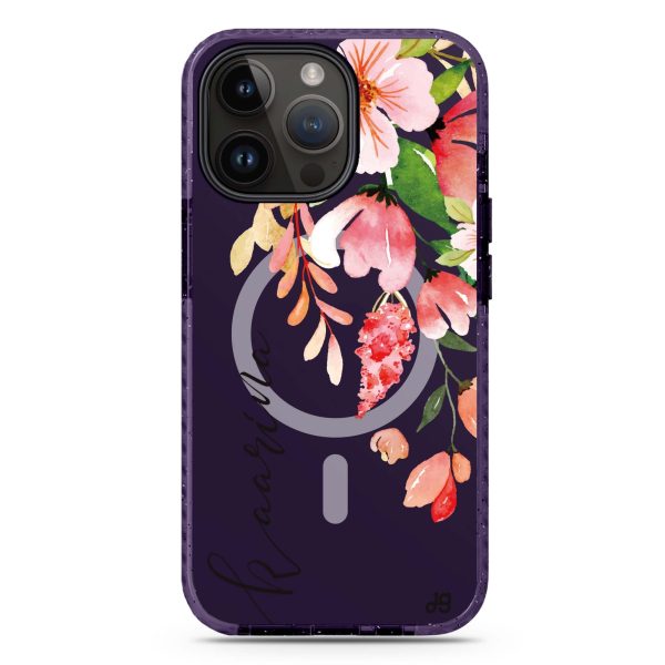 Watercolor Blossom iPhone 14 Pro MagSafe Compatible Durashock Case on Sale