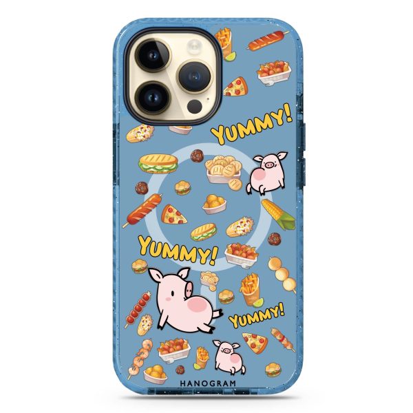 Yummy Piggy iPhone 14 Pro MagSafe Compatible Durashock Case For Cheap