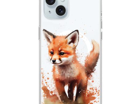 A Fox iPhone 15 Plus MagSafe Compatible Ultra Clear Case Fashion