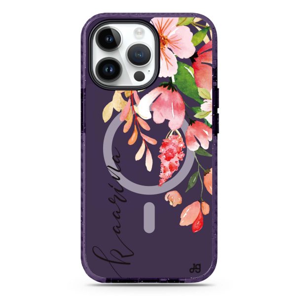 Watercolor Blossom iPhone 14 Pro MagSafe Compatible Durashock Case on Sale