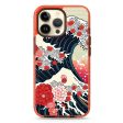 Waves & Flowers iPhone 14 Pro MagSafe Compatible Durashock Case Fashion