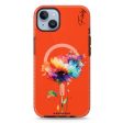 A Beautiful Watercolour Flower iPhone 14 MagSafe Compatible Durashock Case For Sale