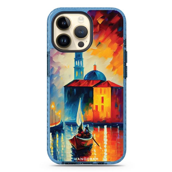 A Boat in Italy iPhone 14 Pro MagSafe Compatible Durashock Case Online Hot Sale