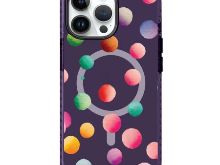 Watercolour Polka Dot iPhone 14 Pro MagSafe Compatible Durashock Case Sale