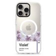 #18-3943 Blue Iris I iPhone 15 Pro MagSafe Compatible Ultra Clear Case Online Sale