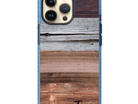 Wood Grain Varigegated iPhone 14 Pro MagSafe Compatible Durashock Case For Discount