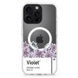 #18-3943 Blue Iris I iPhone 15 Pro MagSafe Compatible Ultra Clear Case Online Sale