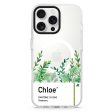 #15-0343 Greenery I iPhone 15 Pro MagSafe Compatible Ultra Clear Case Hot on Sale