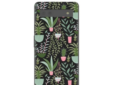 Black Indoor Garden Google Pixel 6a Case For Sale