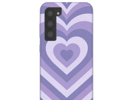 Lavender Power Hearts Samsung Galaxy S23 Case For Sale