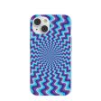 Powder Blue Spiral iPhone 14 Case with MagSafe Module Online Hot Sale