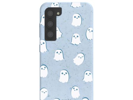 Powder Blue Ghostly Samsung Galaxy S23 Case For Sale