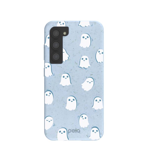 Powder Blue Ghostly Samsung Galaxy S23 Case For Sale