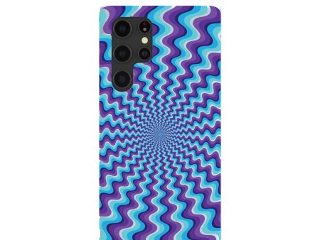 Powder Blue Spiral Samsung Galaxy S22 Ultra Case Sale