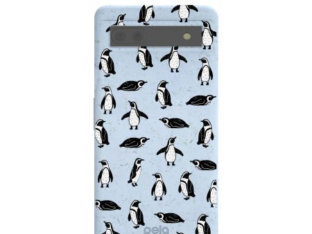 Powder Blue Waddles Google Pixel 6a Case Sale