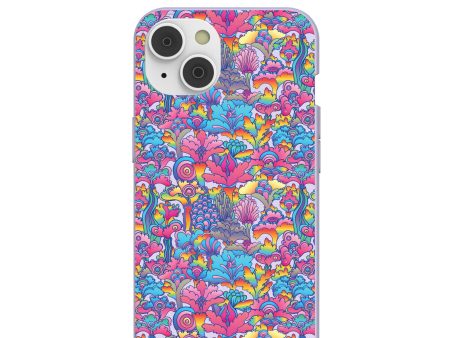 Lavender Wonderland iPhone 14 Case with MagSafe Module For Sale