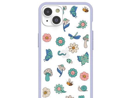 Clear Little Friends iPhone 14 Case With Lavender Ridge Fashion