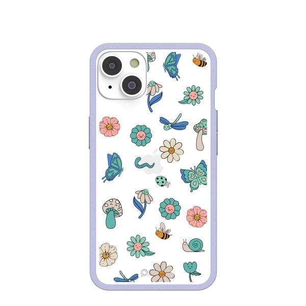 Clear Little Friends iPhone 14 Case With Lavender Ridge Fashion