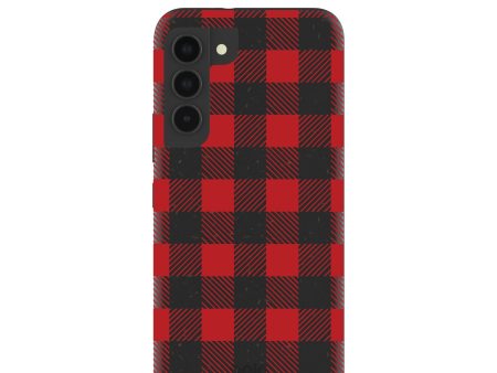 Black Flannel Samsung Galaxy S22 Case on Sale