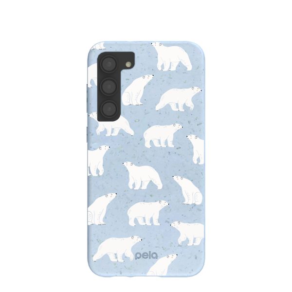 Powder Blue Ice Bears Samsung Galaxy S23+(Plus) Case Online Sale