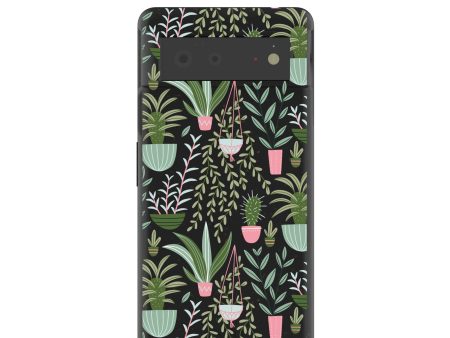 Black Indoor Garden Google Pixel 6 Case Online now