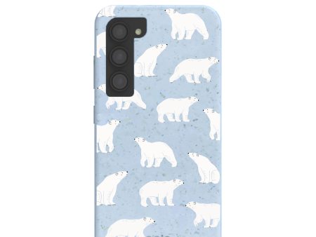 Powder Blue Ice Bears Samsung Galaxy S23 Case Fashion