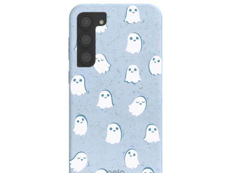 Powder Blue Ghostly Samsung Galaxy S23+(Plus) Case Sale