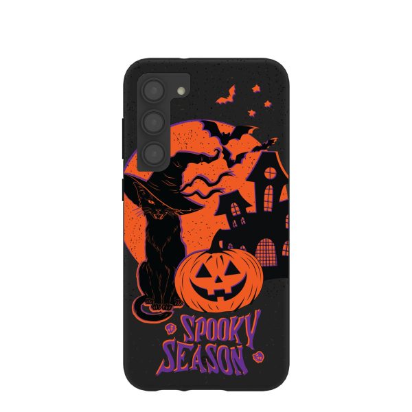 Black Spooky Szn Samsung Galaxy S23+(Plus) Case Online now