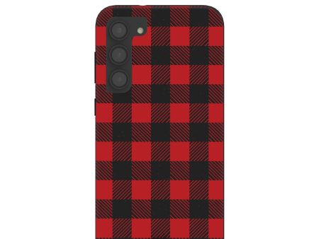 Black Flannel Samsung Galaxy S23+(Plus) Case on Sale