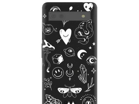 Black Contrast Google Pixel 6a Case on Sale