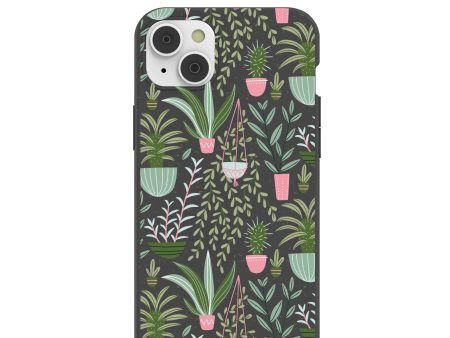 Black Indoor Garden iPhone 14 Plus Case with MagSafe Module Online now