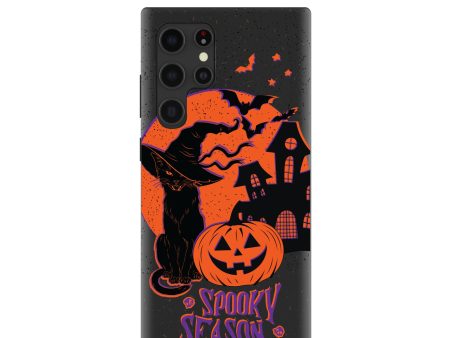 Black Spooky Szn Samsung Galaxy S22 Ultra Case on Sale