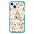 Royal Vintage Monogram iPhone 15 Plus MagSafe Compatible Ultra Shockproof Case For Discount