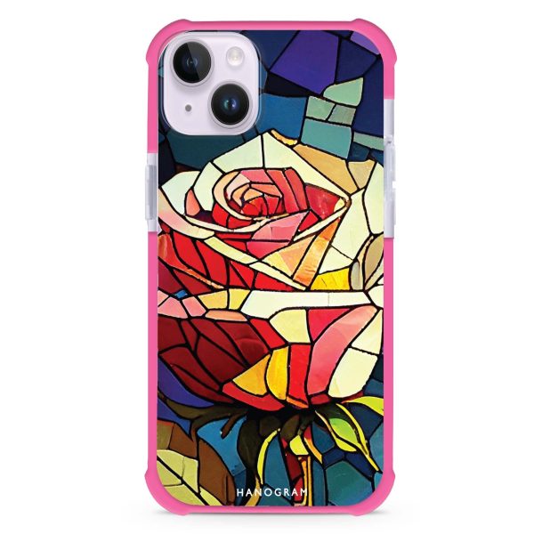 Rose Art iPhone 15 Plus MagSafe Compatible Ultra Shockproof Case Online Hot Sale