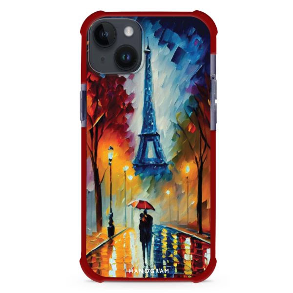 Romantic Paris iPhone 15 Plus MagSafe Compatible Ultra Shockproof Case Discount