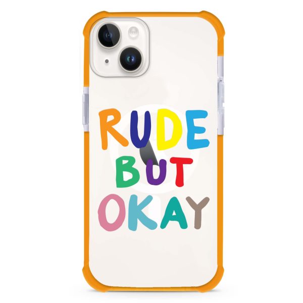 Rude but OKAY iPhone 15 Plus MagSafe Compatible Ultra Shockproof Case Supply