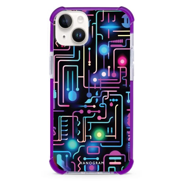 Glow Spectrum iPhone 15 Ultra Shockproof Case Fashion