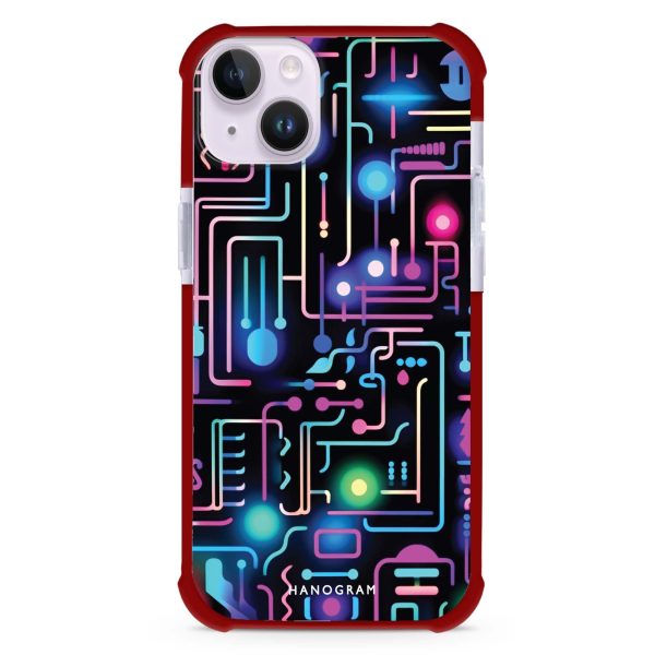 Glow Spectrum iPhone 15 Plus Ultra Shockproof Case For Sale