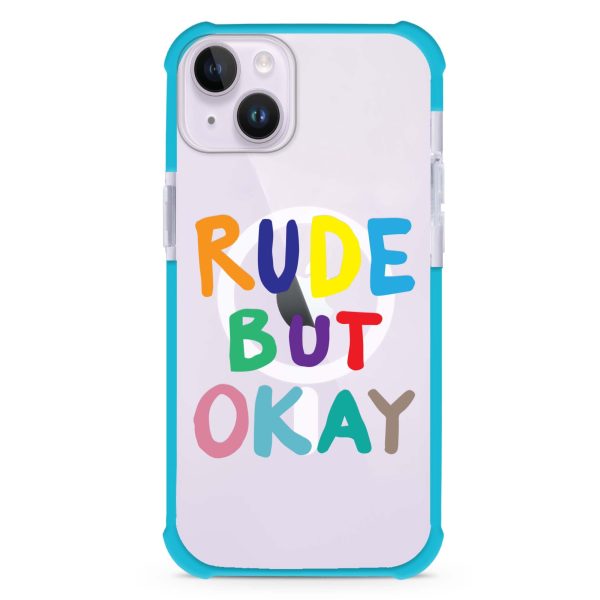 Rude but OKAY iPhone 15 Plus MagSafe Compatible Ultra Shockproof Case Supply